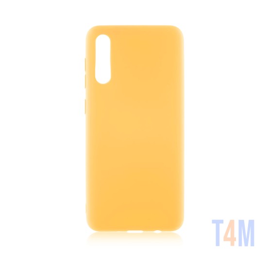 Funda de Silicona para Samsung Galaxy A70 Amarillo